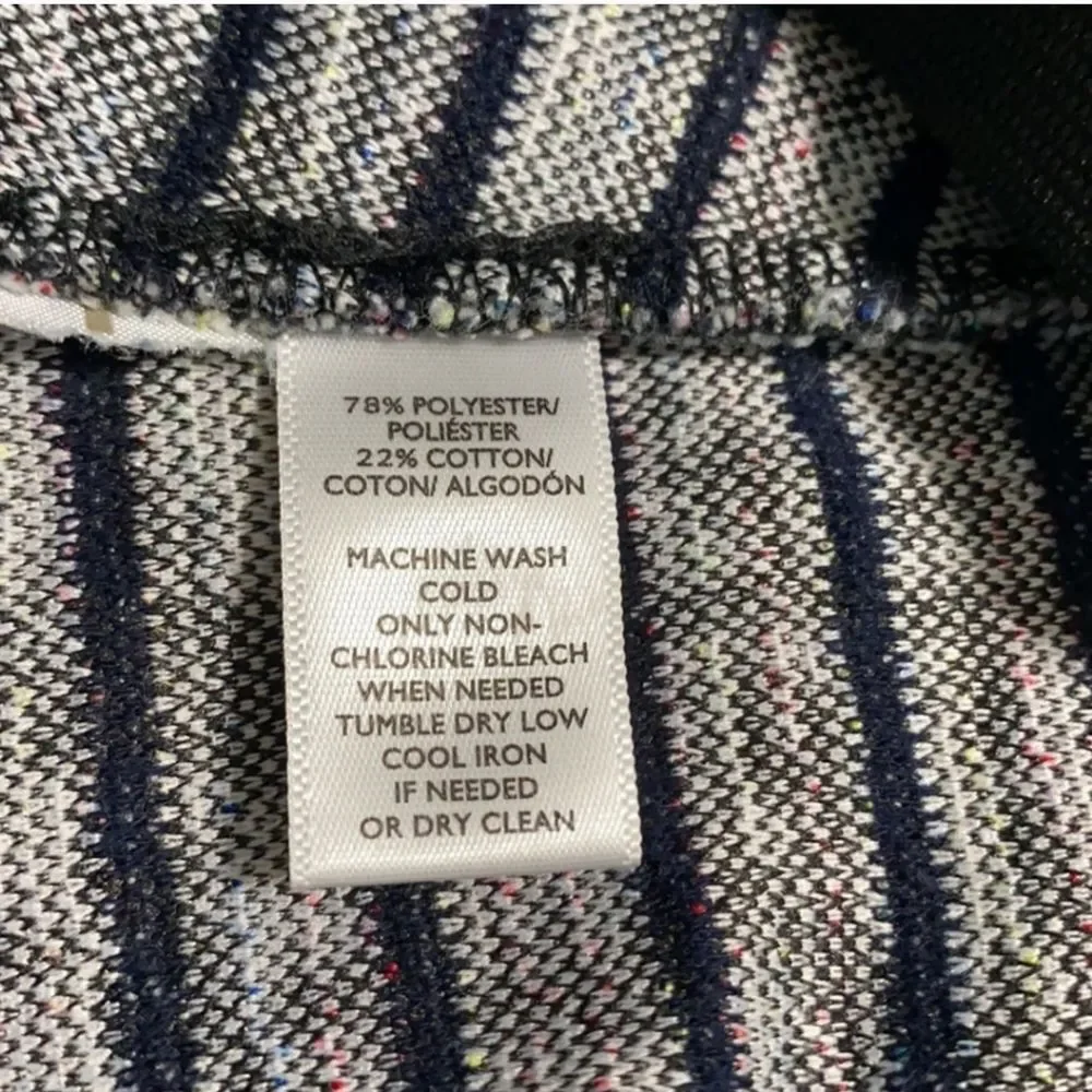 Loft Above the Knee Textured Multicolored Pull-on Skirt Women Size S - Picture 4 of 7